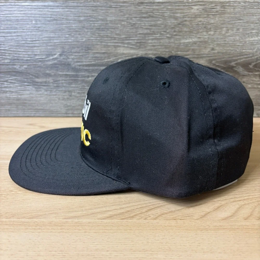 Vintage Mobil Delvac‎ Hat Cap Snap Back Black Trucker Adjustable